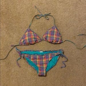 Plaid bikini